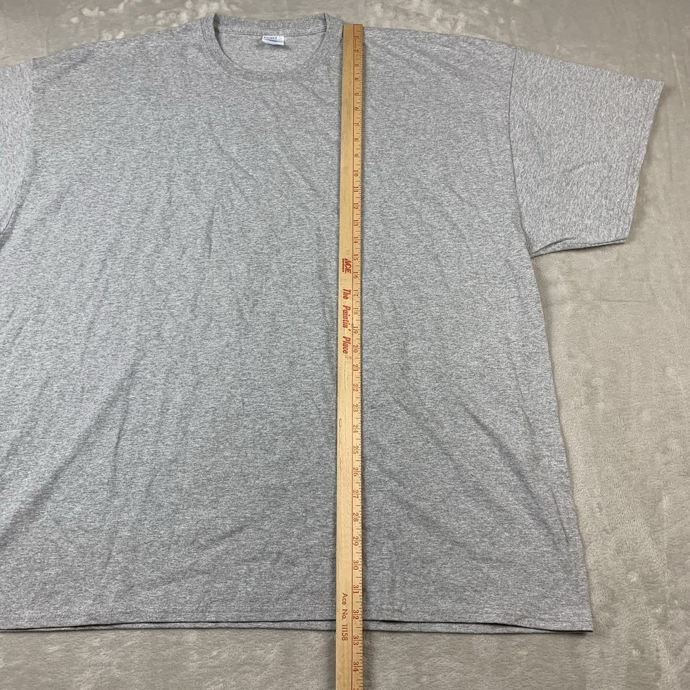Port & Company Essential T Shirt Mens 4XL Gray Cotton/Poly Short Sleeve - Picture 3 of 7